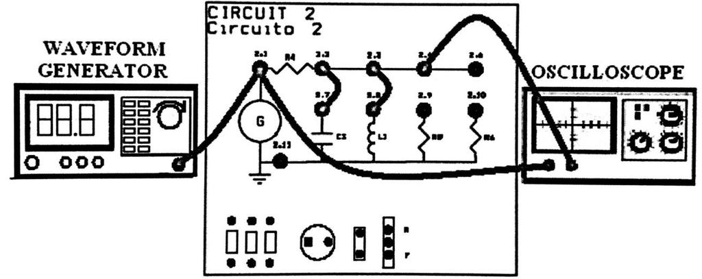 PERCOBAAN 2 Gambar 4 1. Atur sinyal input agar memiliki frekuensi 10 Hz dan amplituda 10 Vpp. 2. Buat rangkaian seperti pada gambar 4 pada circuit 2. 3.