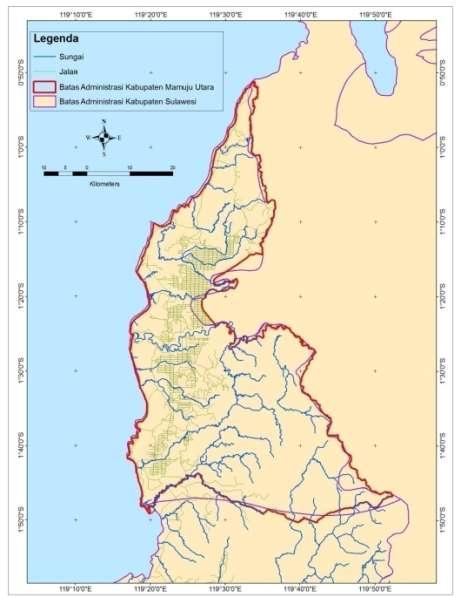 16 III. METODOLOGI PENELITIAN 3.1. Lokasi dan Tempat Penelitian Lokasi penelitian dilakukan di Kabupaten Mamuju Utara, Sulawesi Barat. Ibu kota kabupaten ini terletak di Pasangkayu.