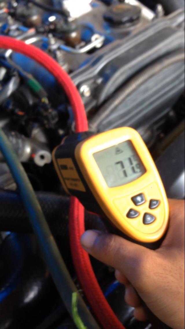 Hasil gambar untuk Pastikan Temperatur Mesin motor melebihi 60°C.