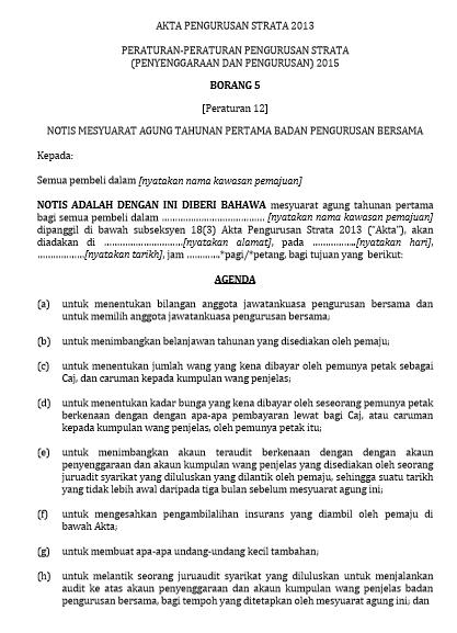 Strata akta 2013 pengurusan Akta757 Pengurusan