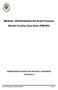 MANUAL PENGGUNAAN APLIKASI Penilaian. Mandiri Kualitas Data Rutin (PMKDR)