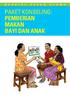 paket konseling: Pemberian Bayi dan Anak Booklet Pesan Utama