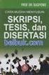 MENYUSUN SKRIPSI & TESIS