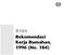 R184 Rekomendasi Kerja Rumahan, 1996 (No. 184)