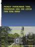 EVALUASI PERENCANAAN TEBAL PERKERASAN LENTUR METODE BINA MARGA Pt T B DENGAN MENGGUNAKAN PROGRAM KENPAVE