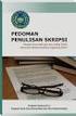 PANDUAN & PROSEDUR ADMINISTRASI PROPOSAL, SKRIPSI, IJAZAH DAN TRANSKRIP AKADEMIK FEB UNTAN PANDUAN BAGI MAHASISWA