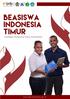 Overview Beasiswa Indonesia Timur 1. Persyaratan Pendaftar Persyaratan Umum:
