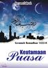 Ceramah Ramadhan 1433 H/2012 M Keutamaan Puasa