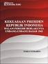 PRESIDEN REPUBLIK INDONESIA UNDANG-UNDANG REPUBLIK INDONESIA NOMOR 32 TAHUN 2004 TENTANG PEMERINTAHAN DAERAH