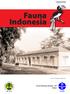 Fauna Indonesia. Pusat Penelitian Biologi - LIPI Bogor MZI ISSN Volume 8, No. 1 Juni Museum Zoologicum Bogoriense. o o.