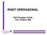 RISET OPERASIONAL. Staf Pengajar Kuliah : Fitri Yulianti, MSi.