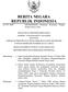 BERITA NEGARA REPUBLIK INDONESIA DEPARTEMEN. Pertanian. Konsumsi Pangan. Sumber Daya Lokal.
