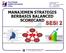 MANAJEMEN STRATEGIS BERBASIS BALANCED SCORECARD