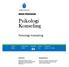 Psikologi Konseling. Psikologi Konseling. Psikologi Psikologi
