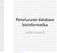 Penelusuran database bioinformatika. Lutfan Lazuardi