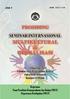 SEMINAR INTERNASIONAL MULTIKULTURAL & GLOBALISASI