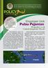 POLICYBrief. Pulau Pejantan: Ekosistem Unik. Ekspedisi Awal Keanekaragaman Hayati. P. Pejantan. Volume 1, No. 1, 2017