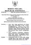 BERITA NEGARA REPUBLIK INDONESIA