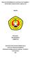 RENCANA PENGEMBANGAN LAPANGAN GAS KARBELA PETROCHINA INTERNATIONAL JABUNG LTD SKRIPSI. Disusun oleh : SELO HANDOYO /TM
