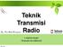 Teknik Transmisi. Radio