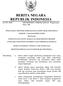 BERITA NEGARA REPUBLIK INDONESIA DEPARTEMEN PERDAGANGAN. Pengawasan. Mutu. SIR