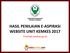 HASIL PENILAIAN E-ASPIRASI WEBSITE UNIT KEMKES Promkes.kemkes.go.id