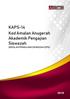 KAPS-14 Kod Amalan Anugerah Akademik Pengajian Siswazah SEKOLAH PENGAJIAN SISWAZAH (SPS)